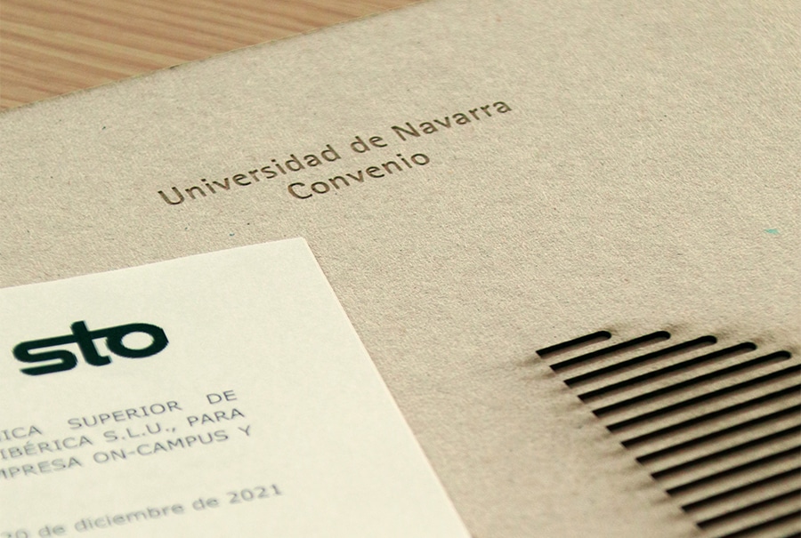 Sto firma un acuerdo de colaboración con la Universidad de Navarra